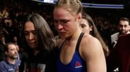 Ronda Rousey and her mother following UFC 207